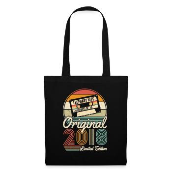 Original 2018 Vintage - 2018 Birthday Gift - Tote Bag - black - Front