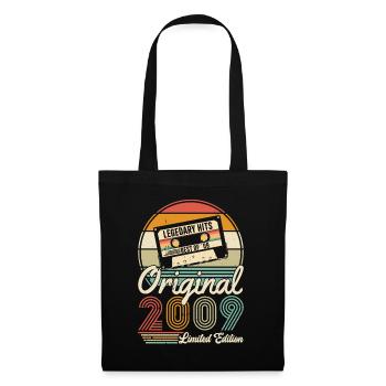 MANUFACTURED IN 2009 - Tote Bag - black - Front