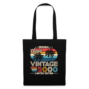 Original 2000 Vintage | 2000 Birthday Gift - Tote Bag - black - Front