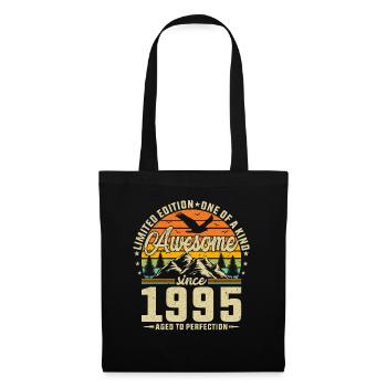Legendary 1995 Vintage Birthday Shirt - Tote Bag - black - Front
