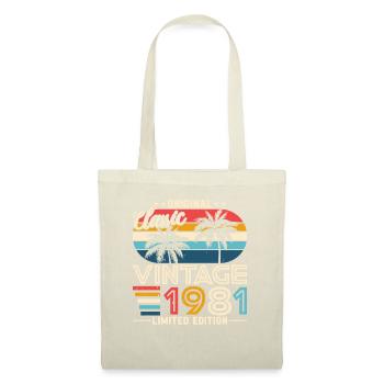 Vintage Legend 1981 - Stoffbeutel - Natur - Vorne