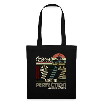 Millésime 1972 – Né dans les légendes - Sac en tissu - noir - Devant
