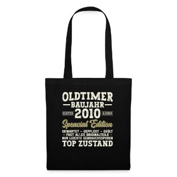 Vintage 2010: Legendary Birth Year - Stoffbeutel - Schwarz - Vorne