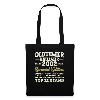 Vintage 2002 - Legendary Birth Year - Stoffbeutel - Schwarz - Vorne