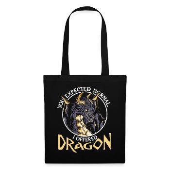 You expected normal. I offered dragon - Tote Bag - black - Front