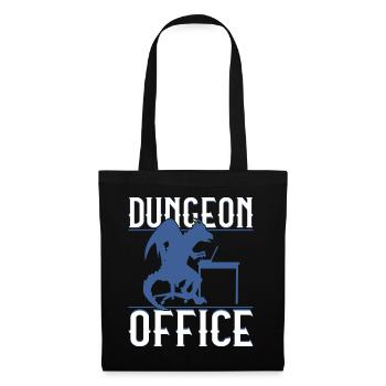 Bureau du donjon - Sac en tissu - noir - Devant