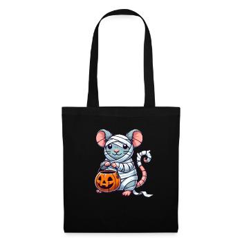 Rat Halloween Mummy Kids Women Men Mouse - Tote Bag - black - Front