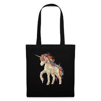 Unicorn Mummy Zombie Women Girls Kids - Tote Bag - black - Front