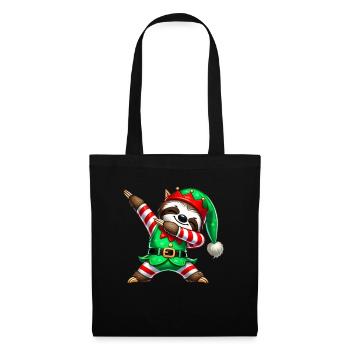 Christmas Sloth Elf Funny Sloth Lover - Tote Bag - black - Front