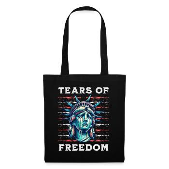Statue de la Liberté Liberté Larmes de la Liberté Art - Sac en tissu - noir - Devant