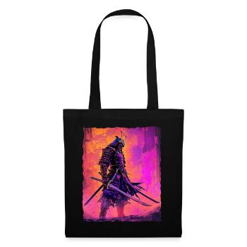 Samurai Warrior Honor and Strength Anime - Tote Bag - black - Front