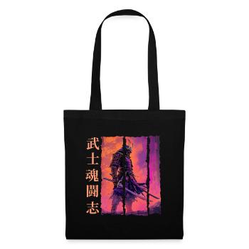 Samurai Krieger Ehre und Stärke Kampfgeist - Sac en tissu - noir - Devant