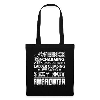 Firefighter Turned Out To Be A Ladder Climbing - Tote Bag - black - Front
