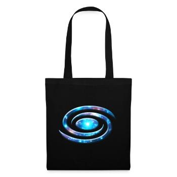 Spiral galaxy, universe, cosmos, milky way - Stoffbeutel - Schwarz - Vorne