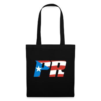 Porto Rico Drapeau Pays Nationalité Pr Boricua - Sac en tissu - noir - Devant