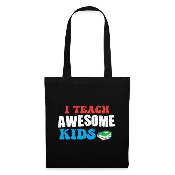 Enseignant Enseignant Enseignant école primaire Enseignant d’école - Sac en tissu - noir - Devant
