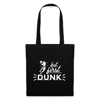 Drôle de dicton de basket-ball - Sac en tissu - noir - Devant