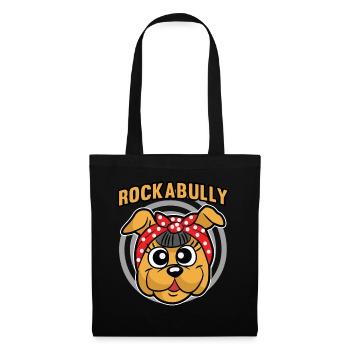 Rockabilly - Sac en tissu - noir - Devant