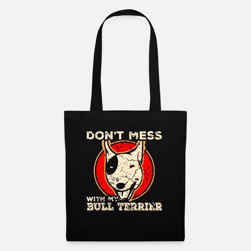 Bull Terrier - Sac en tissu - noir