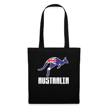 Australie - Sac en tissu - noir - Devant