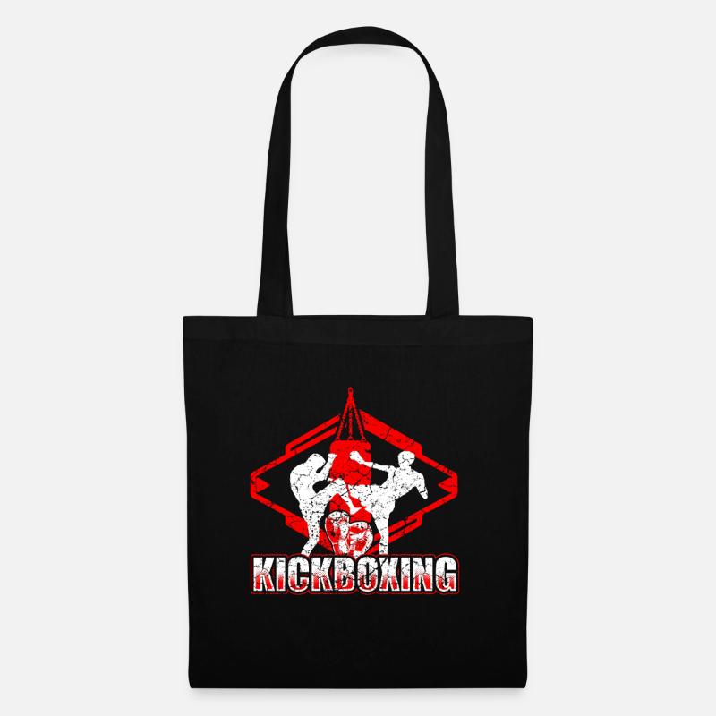Kickboxing Kickboxer - Tote Bag - black
