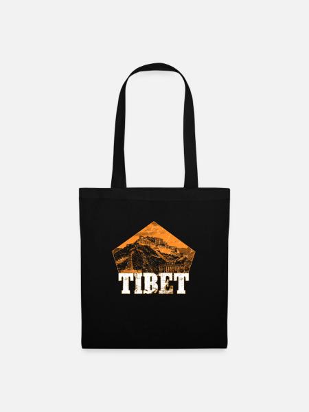 Tibet - Stoffbeutel - Schwarz