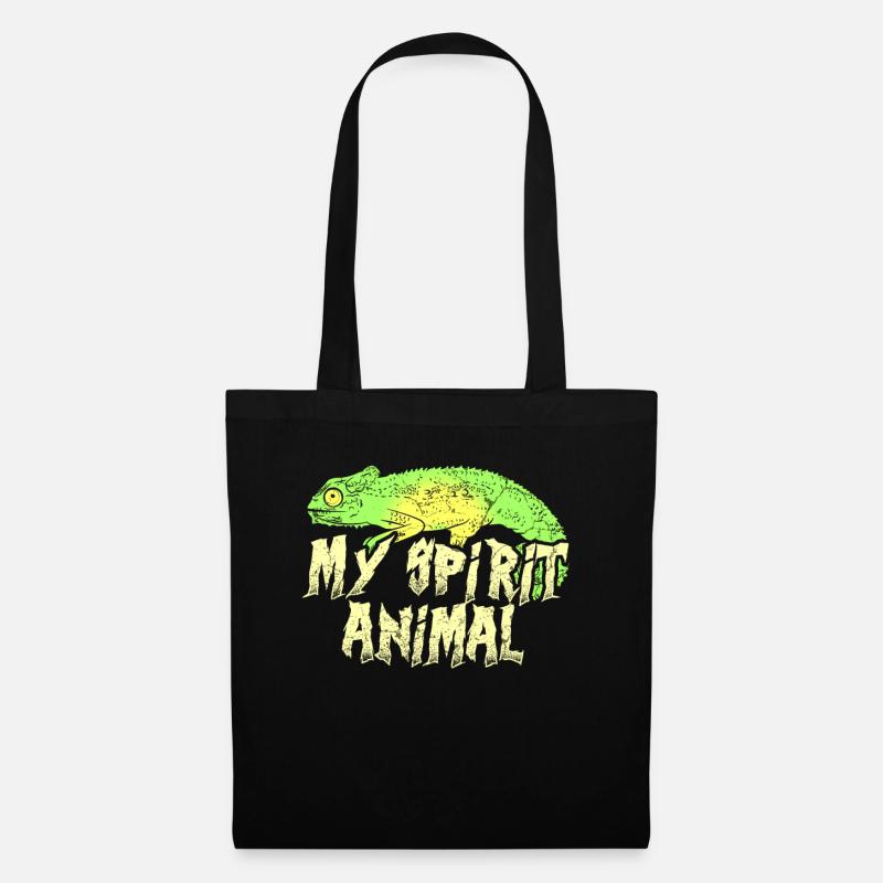 Chameleon Chameleons - Tote Bag - black
