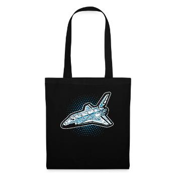 Navette spatiale NASA - Sac en tissu - noir - Devant