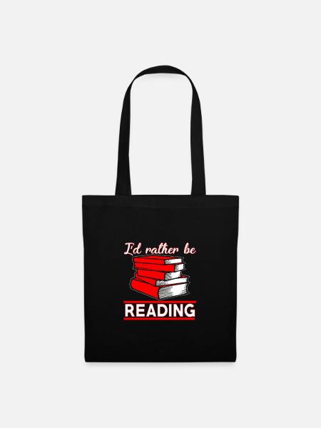 Book library library - Tote Bag - black