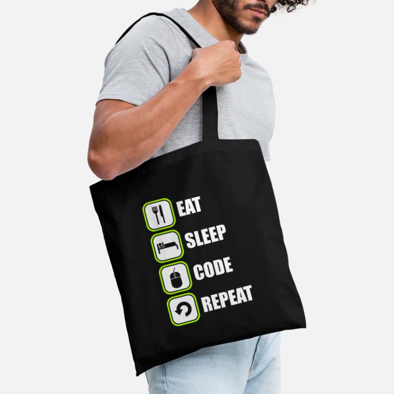 Programmeur Programmeur Code de programmation Sac en tissu