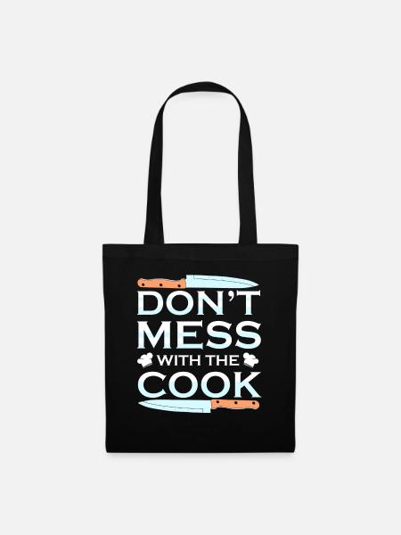 Cook cook cooking - Tote Bag - black