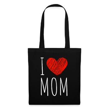 I love mom - Tote Bag - black - Front