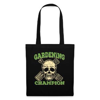 Gardener gardener gardening garden - Tote Bag - black - Front