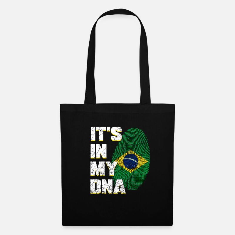 Brésil brésilien brésilien - Sac en tissu - noir