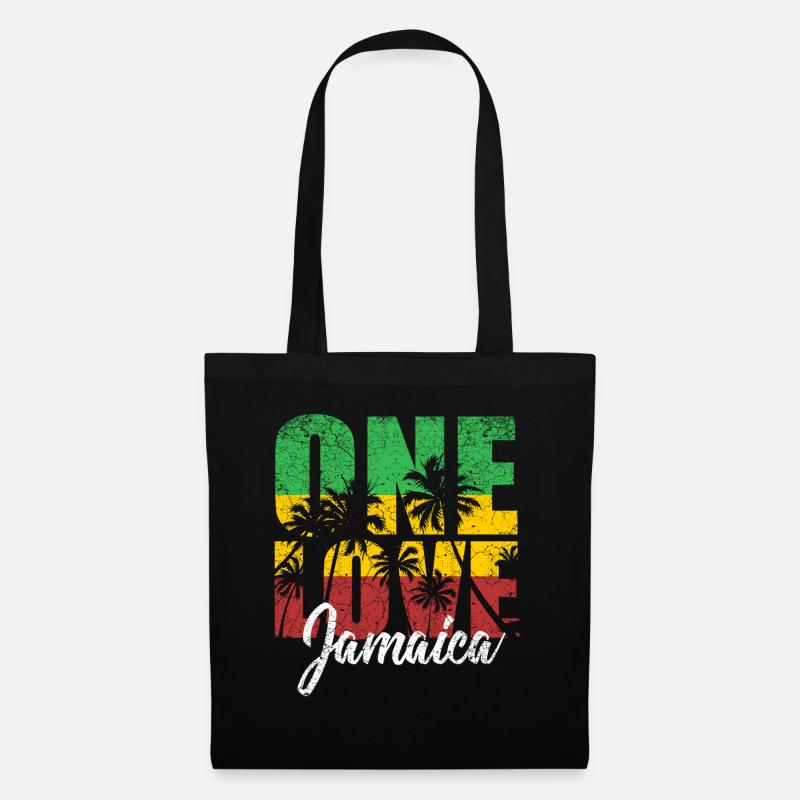 Jamaika - Stoffbeutel - Schwarz