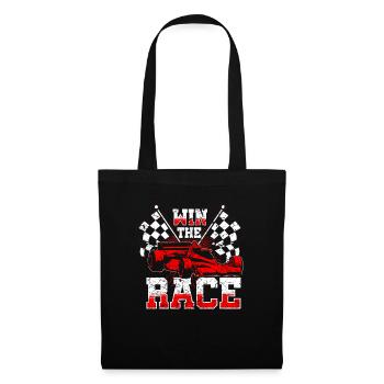 Racing racer sports car car racing - Tote Bag - black - Front