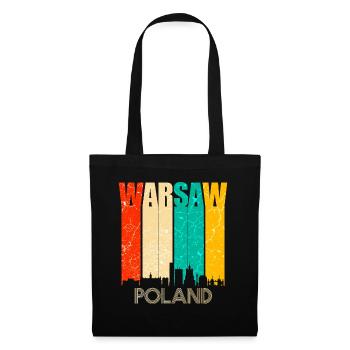 Varsovie - Sac en tissu - noir - Devant