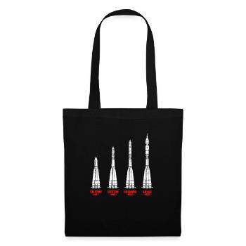 Missile space travel Soviet Union Russia - Tote Bag - black - Front