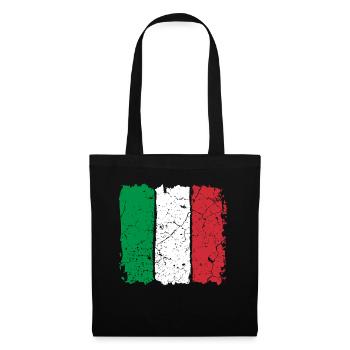 Italy flag - Tote Bag - black - Front