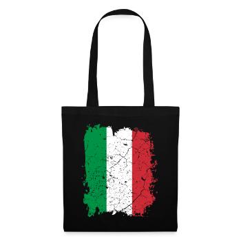 Italy flag - Tote Bag - black - Front