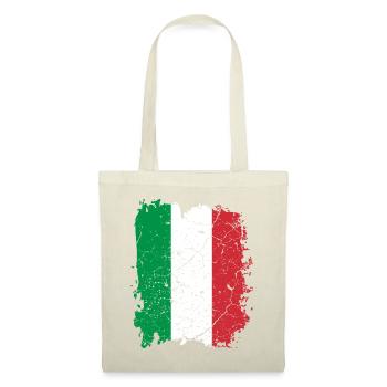 Drapeau Italie - Sac en tissu - nature - Devant