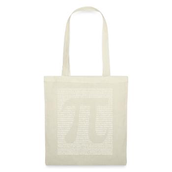 Numéro de cercle Math Pi - Sac en tissu - nature - Devant