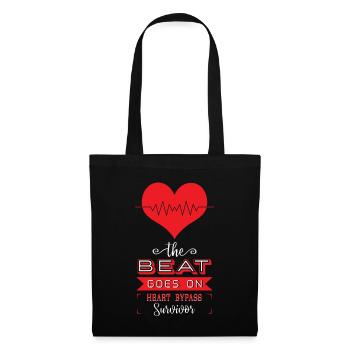 The Beat Goes On Heart Bypass Survivor - Sac en tissu - noir - Devant