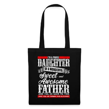 Cadeau pour fille - Sac en tissu - noir - Devant