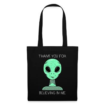 Thank You For Believing In Me - Stoffbeutel - Schwarz - Vorne