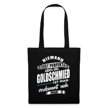 Goldschmied - Stoffbeutel - Schwarz - Vorne