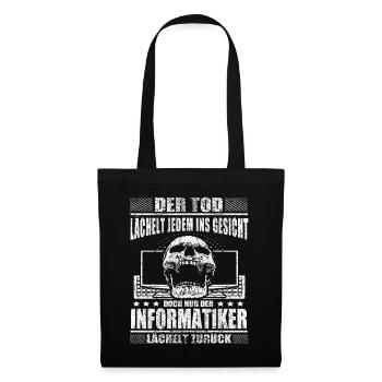 Informatiker - Stoffbeutel - Schwarz - Vorne
