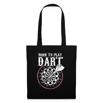 Born to play darts - Tote Bag - black - Front