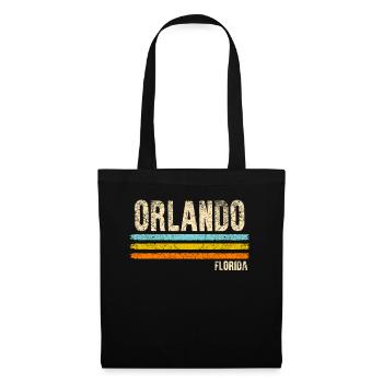Orlando Florida - Stoffbeutel - Schwarz - Vorne