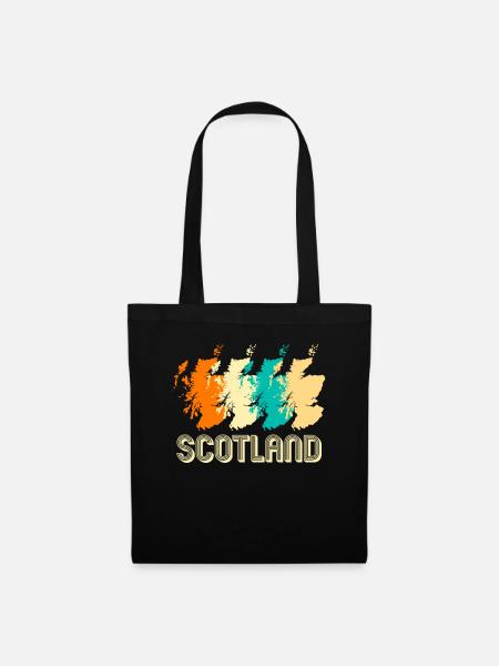Schottland - Stoffbeutel - Schwarz
